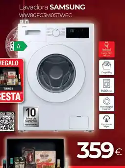 Tien 21 SAMSUNG Lavadora WW80FG3M05TWEC oferta