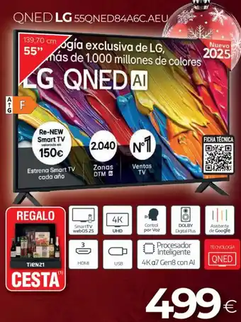 LG Qned 55qned84a6c.aeu