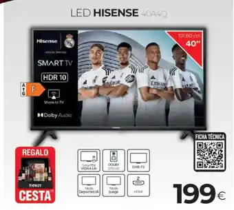 HISENSE Led 40a4q