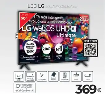 LG Led 50ua74006lb.aeu