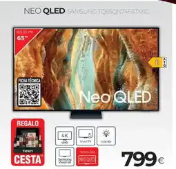 Tien 21 SAMSUNG Neo qled tq65qn74fatxxc oferta