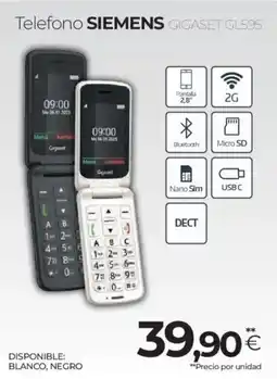 Tien 21 SIEMENS Telefono gigaset gl595 oferta