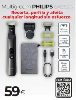 Tien 21 PHILIPS Multigroom qp6552/15 oferta