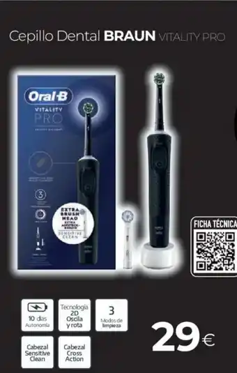 Tien 21 BRAUN Cepillo dental vitality pro oferta