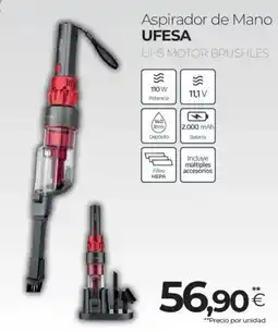 Tien 21 UFESA Aspirador de mano uh5 motor brushles oferta