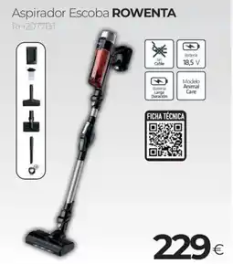 Tien 21 ROWENTA Aspirador escoba oferta