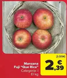 Carrefour Market Fuji - manzana que rica oferta