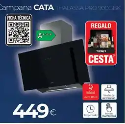 Tien 21 CATA Campana thalassa pro 900gbk oferta