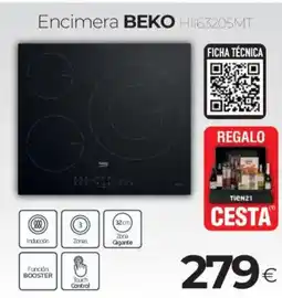 Tien 21 BEKO Encimera HI163205MT oferta