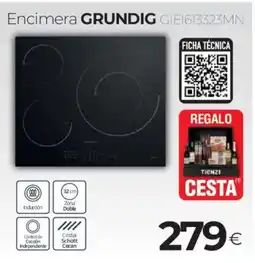 Tien 21 GRUNDIG Encimera GIE1613323MN oferta