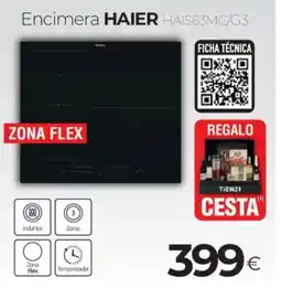 Tien 21 HAIER Encimera HAIS63MC/G3 oferta