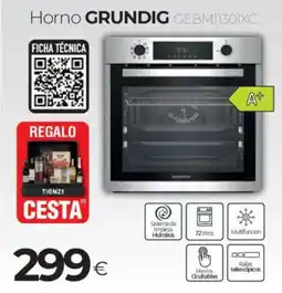 Tien 21 GRUNDIG Horno GEBM11301XC oferta