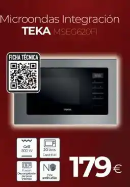Tien 21 TEKA Microondas Integración MSEG620FI oferta