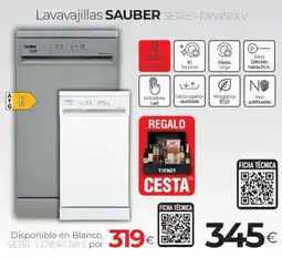 Tien 21 SAUBER Lavavajillas serie 1-dw453xv oferta