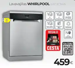 Tien 21 WHIRLPOOL Lavavajillas wfc3c34px oferta