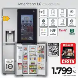 Tien 21 LG Americano GSXV90MBAE oferta