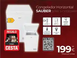 Tien 21 SAUBER Congelador Horizontal oferta