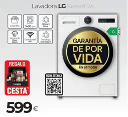 Tien 21 LG Lavadora f4x7009tws oferta