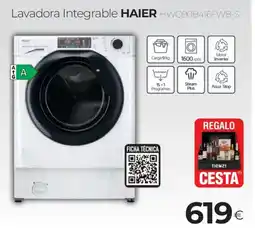 Tien 21 HAIER Lavadora integrable hwq90b416fwb-s oferta