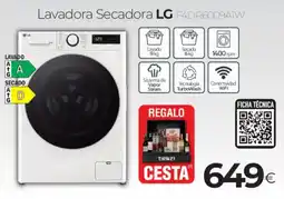 Tien 21 LG Lavadora Secadora F4DR6009A1W oferta