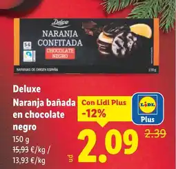 Lidl DELUXE Naranja bañada oferta