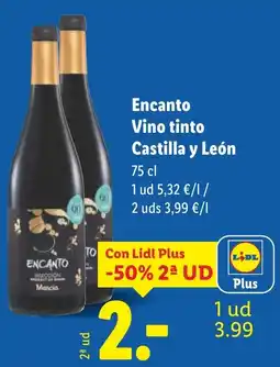 Lidl ENCANTO Vino tinto Castilla y León oferta