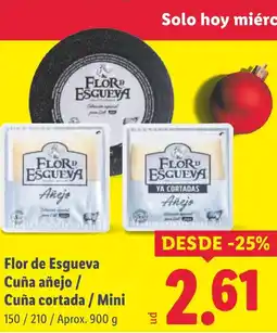 Lidl Flor de Esgueva Cuña añejo / Cuña cortada / Mini oferta
