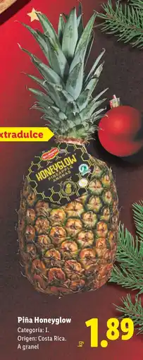 Lidl Piña Honeyglow oferta