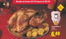 Lidl Pavita gallega limpia oferta