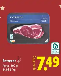 Lidl Entrecot oferta