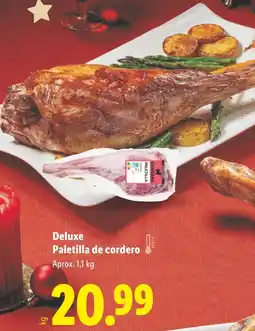 Lidl DELUXE Paletilla de cordero oferta