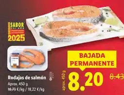 Lidl Rodajas de salmón oferta