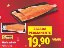 Lidl Medio salmón oferta