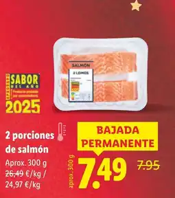 Lidl 2 porciones de salmón oferta