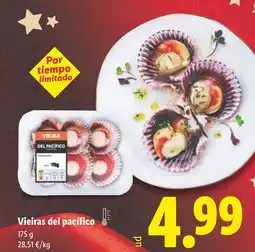 Lidl Vieiras del pacífico oferta