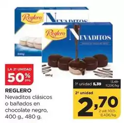 Alimerka Reglero - nevaditos clasicos o banados en chocolate negro oferta