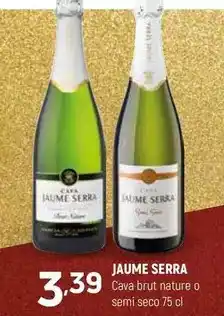 Jaume serra - cava brut nature o semi seco