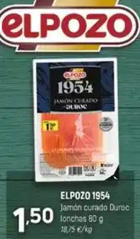 Coviran Elpozo - jamon curado duroc lonchas oferta