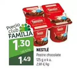 Coviran Nestlé - postre chocolate oferta