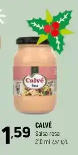 Coviran Calvé - salsa rosa oferta