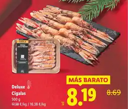 Lidl DELUXE Cigalas oferta