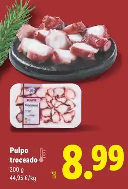 Lidl Pulpo troceado oferta