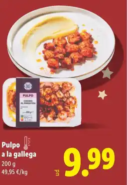 Lidl Pulpo a la gallega oferta