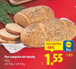 Lidl Pan campeón del mundo oferta