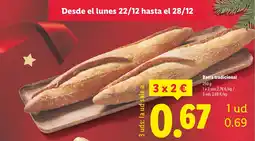 Lidl Barra tradicional oferta