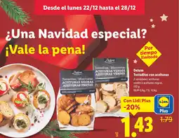 Lidl DELUXE Tostaditas con aceitunas oferta