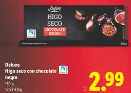 Lidl DELUXE Higo seco con chocolate oferta