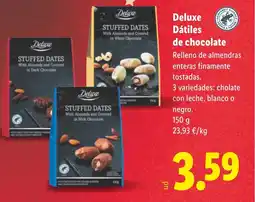 Lidl DELUXE Dátiles de chocolate oferta
