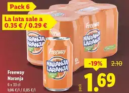 Lidl FREEWAY Naranja oferta