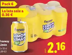 Lidl FREEWAY Limón oferta